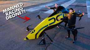 First Manned Aerobatic RACING Drone - Will it FLIP? ?