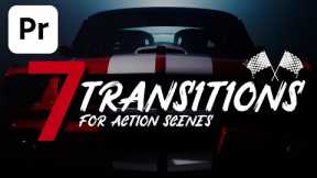 7 energetic TRANSITIONS for Action footage - Adobe Premiere Pro