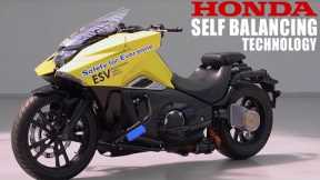 Honda Motorbike Riding Assist Self Balancing Technology