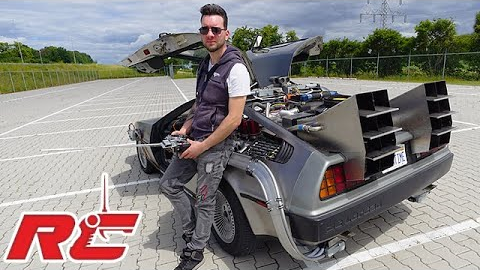 Life-Sized Remote-Controlled KITT and DeLorean from Back to the Future