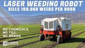 Autonomous Laser Weeding Robot Kills 100,000 Weeds Per Hour