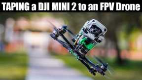 I TAPED a Mavic Mini 2 to my racing drone