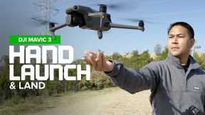 How to Hand Launch and Land the DJI MAVIC 3