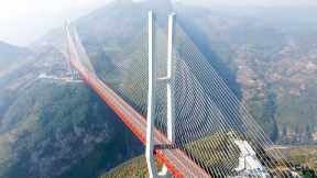 Aerial photography China Beipan River Bridge
