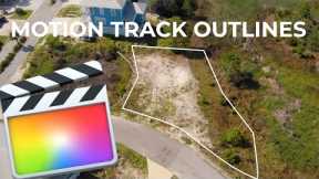 Drone Video for Real Estate with Lot Lines Using Pixel Film Studios Auto Tracker Outline in FCPX