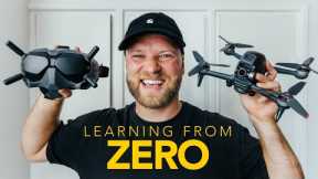 72 HOURS to learn how to FLY DJI FPV DRONE (From ZERO)