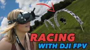 Racing with the DJI FPV Drone! - How to Corkscrew