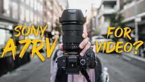 Sony A7RV is AMAZING for VIDEO.