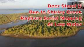 Rayburn Aerial Footage Deer Stand and Run to Shirley Creek - Vid 5 in Aerial Footage at Low Water