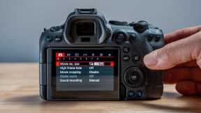 Canon R6 Mark II Video Settings - Full Menu Setup