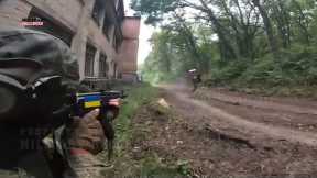 GoPro Footage!! Ukrainian 92nd brigade destroy hundreds of Russian troops on the front line Bakhmut