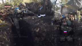 GoPro Footage!! Elite Ukrainian troops brutally  attack Russian soldiers in Bakhmut ghost town