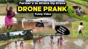 Drone Prank Video ll They Tried to Attack my Drone ll Very Funny Video Watch till The End