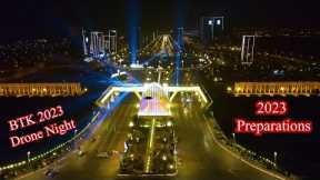 Bahria Town Karachi 2023 Celebrations 4K | BTK  Night Drone Highlights Cinematic