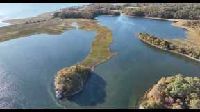 Fantastic Ultra High Definition Drone Video Of The Slocums River In South Dartmouth MA Part 1of 11