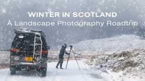 Photography Roadtrip In My Van | Winter in Scotland
