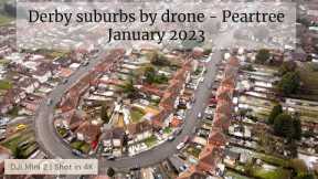 Pear tree, Derby. Part of the Derby suburbs by drone series | 4K