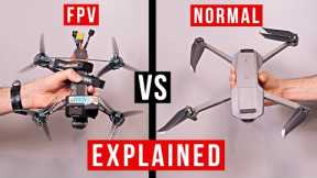 FPV Drones VS Normal Drones ⎸ What's the difference? Are FPV Drones Better? (yes)
