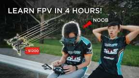 Learn To Fly FPV DRONES In 4 HOURS! (From Scratch)