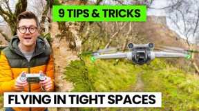 9 TIPS FOR FLYING YOUR DJI MINI 3 PRO IN TIGHT SPACES! | (These could save your drone!)