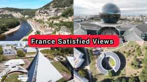 Best Sceneries Of France | 4K Drone Video Footage | Amazing Seabeach Seacoast | Skyline Views