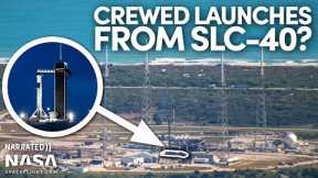 Mystery Solved! SpaceX's New Starship Tower & The Secrets at SLC-40 - KSC Flyover