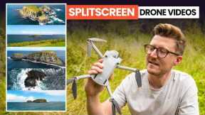 Create EPIC SPLITSCREEN Drone Videos SIMPLE & FAST | DJI Mini 3 Tips & Tricks