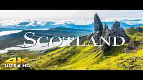 FLYING OVER SCOTLAND (4K UHD) Beautiful Nature Scenery with Relaxing Music | 4K VIDEO ULTRA HD