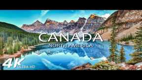 FLYING OVER CANADA (4K Video UHD) - Calming Piano Music With Beautiful Nature Film For Stress Relief