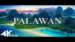 FLYING OVER PALAWAN (4K UHD) Amazing Beautiful Nature Scenery with Relaxing Music| 4K VIDEO ULTRA HD
