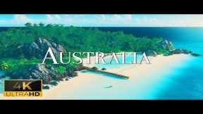 FLYING OVER AUSTRALIA (4K Video UHD) - Relaxing Music With Beautiful Nature Video For Stress Relief