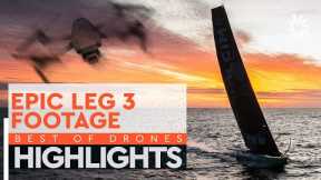Epic Footage from the Best Seat in the House | Best of Drones | Leg 3 | The Ocean Race