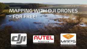 DJI Drones - Mapping for FREE