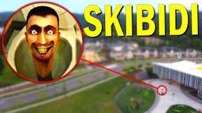 Drone Catches SKIBIDI TOILET IN REAL LIFE!! *SKIBIDI BOP YES YES YES*