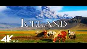 FLYING OVER ICELAND (4K Video UHD) - Scenic Relaxation Film With Inspiring Music