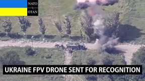 Back Shocked! Ukrainian FPV drone sent for reconnaissance and sighting of targets