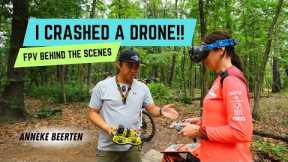 FPV behind the scenes footage and crashing a drone!
