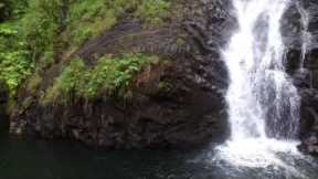 Crazy Drone Stunt - Waterfall Near Miss