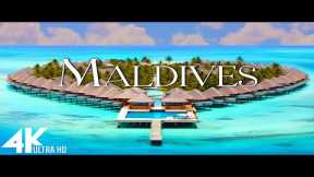 FLYING OVER MALDIVES (4K Video UHD) - Scenic Relaxation Film With Inspiring Music