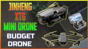 JINHENG XT6 Mini Drone 4K 1080P HD Camera Budget Quadcopter Rewiw #BugetDrones #cameradrone #Drone