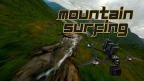 Chimera 7 - Mountain river surfing - 4k GoPro - Mid range FPV drone flying Norway