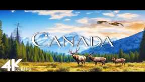 FLYING OVER CANADA (4K Video UHD) - Scenic Relaxation Film With Inspiring Music