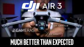 DJI Air 3 Review - MUCH Better Than I Expected