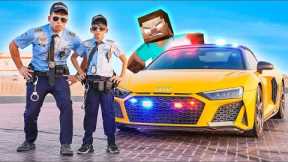 Epic Jason Minecraft Audi R8 Animation with Detectives