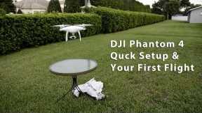DJI Phantom 4 - Quick Setup For Your 1st Flight