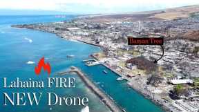 LAHAINA Fire - NEW Drone of BURN-ZONE - Sept 17th, 2023