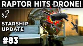 Raptor Vacuum  Engine Towed by Cybertruck Destroys SpaceX's Drone! - Starbase Weekly Update #83