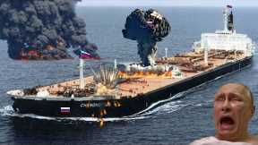 has occurred! Ukraine's new secret missile destroys a ship carrying millions of Russian munitions
