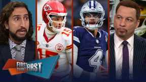 Chiefs lose to Broncos, Cowboys dominate Rams & Eagles win in Week 8 | NFL | FIRST THINGS FIRST