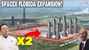 SpaceX insane decision to expand 100-acre factory in Florida...